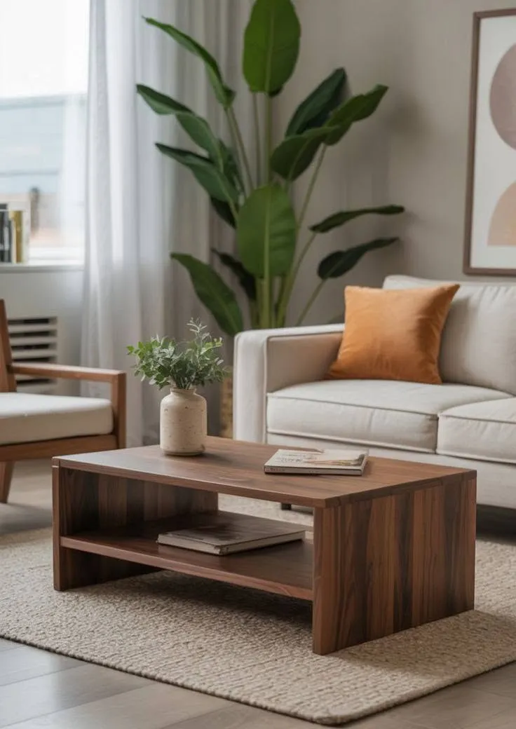 Classic Walnut Coffee Table