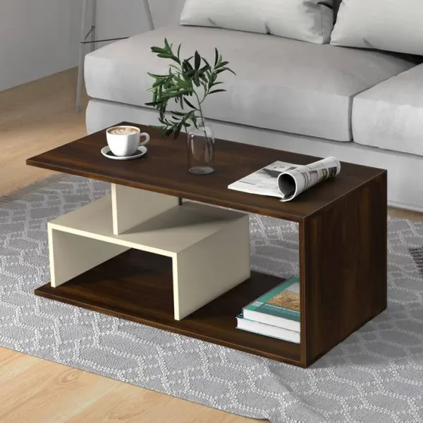 Wave Walnut Coffee Table