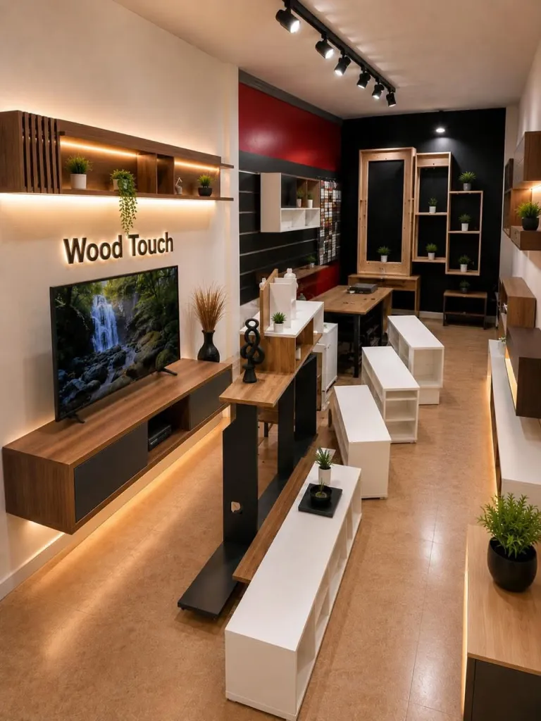 Wood Touch furniture showroom
