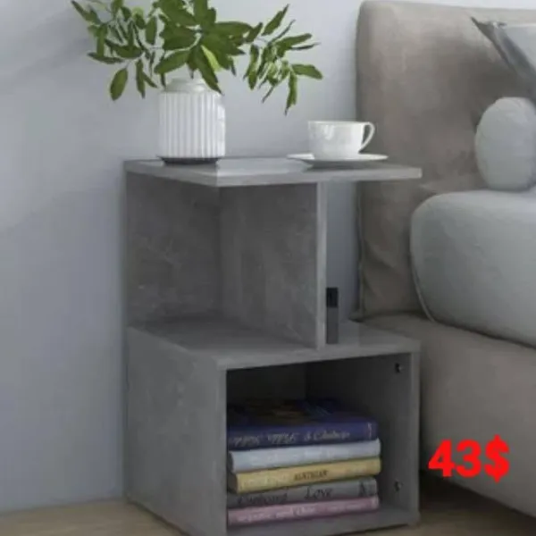 Stone Grey Side Table