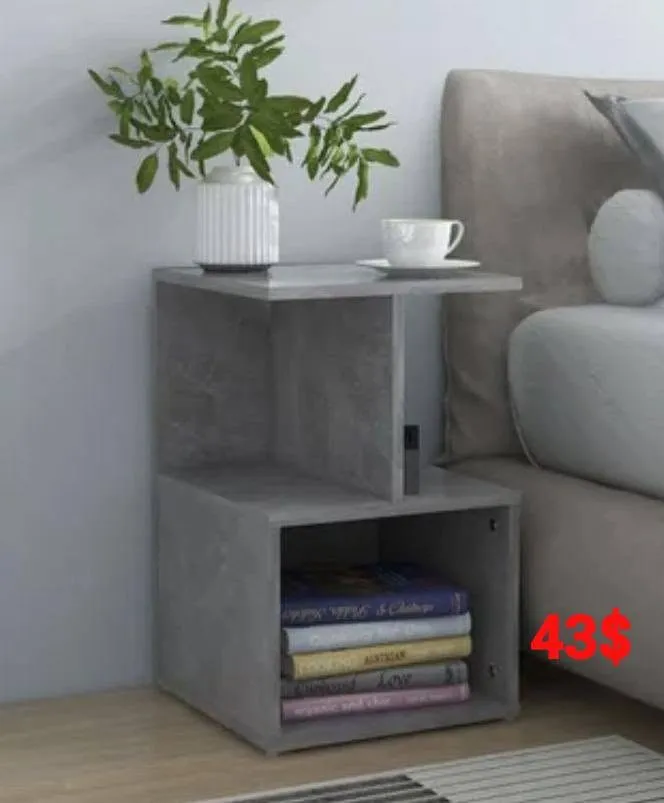 Stone Grey Side Table
