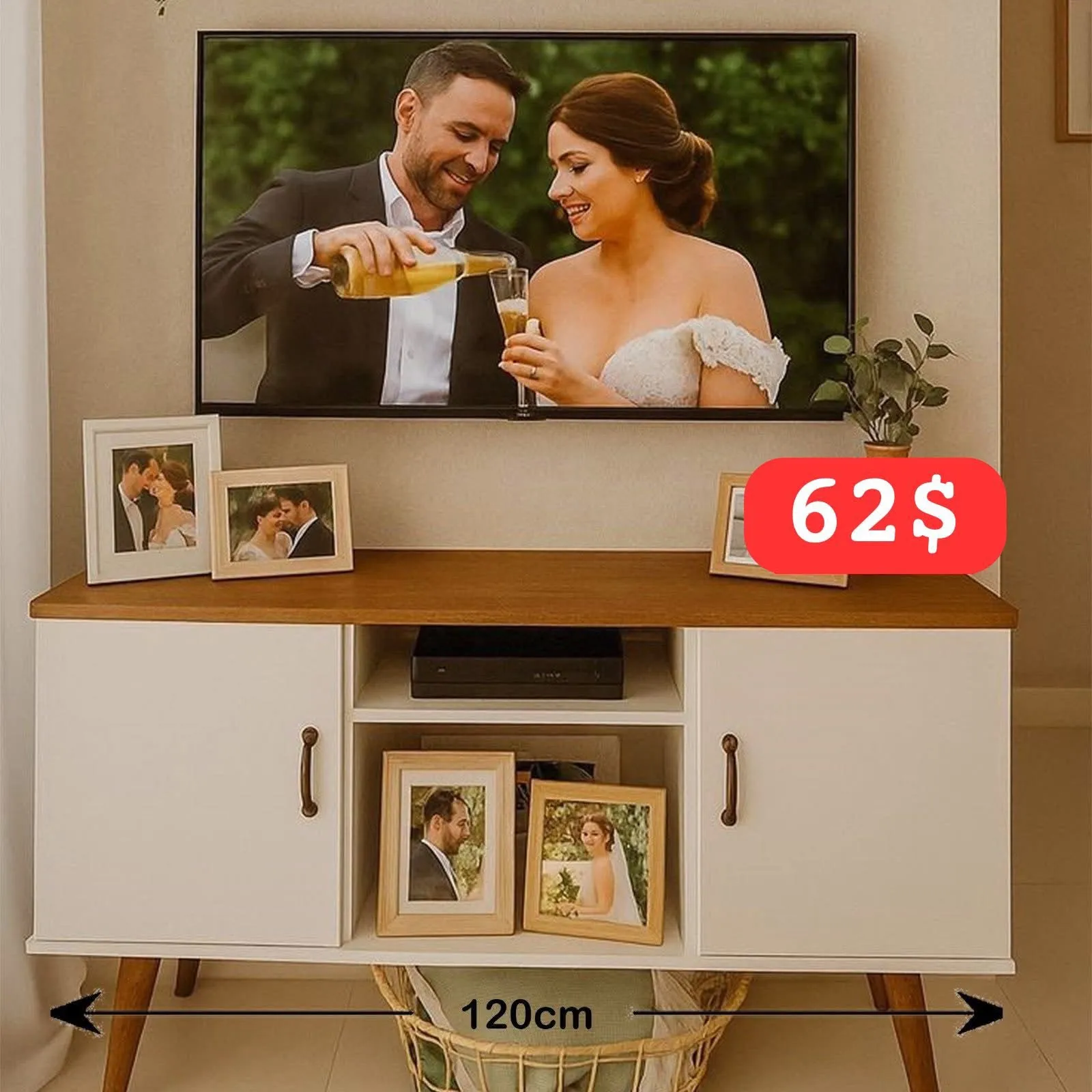 Oslo TV Cabinet with Two Doors